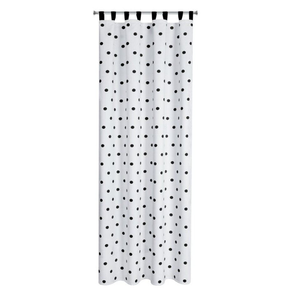 ArtFir Závěs BUSA PU | bílá/černá 140 x 270 cm - main (2)