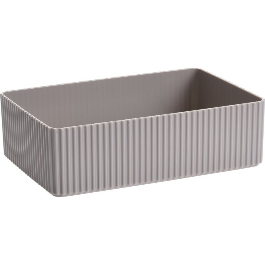 Kosmetický organizér Stripe hnědá, 21 x 6 x 14 cm - main (0)