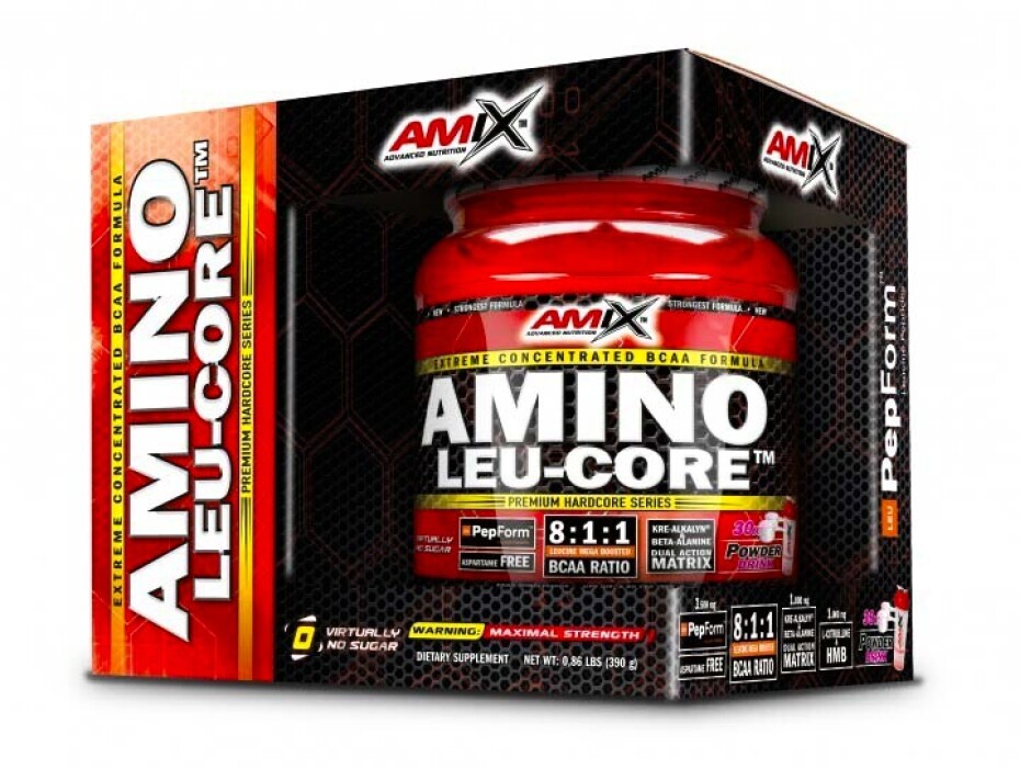 Amix Nutrition Amino LEU-CORE 8:1:1 390 g ovocný punč - main (0)