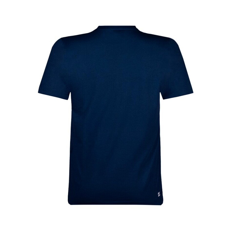 Pánské tričko BIDI BADU  Bongany Lifestyle Tee Dark Blue L - main (1)