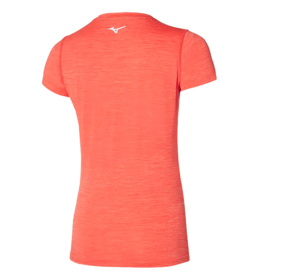 Dámské tričko Mizuno  Impulse Core Tee Living Coral  S - main (1)