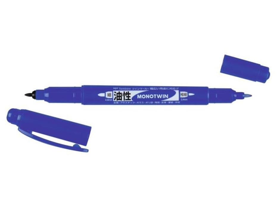Tombow Oboustranný fineliner Mono Twin - modrý - main (0)