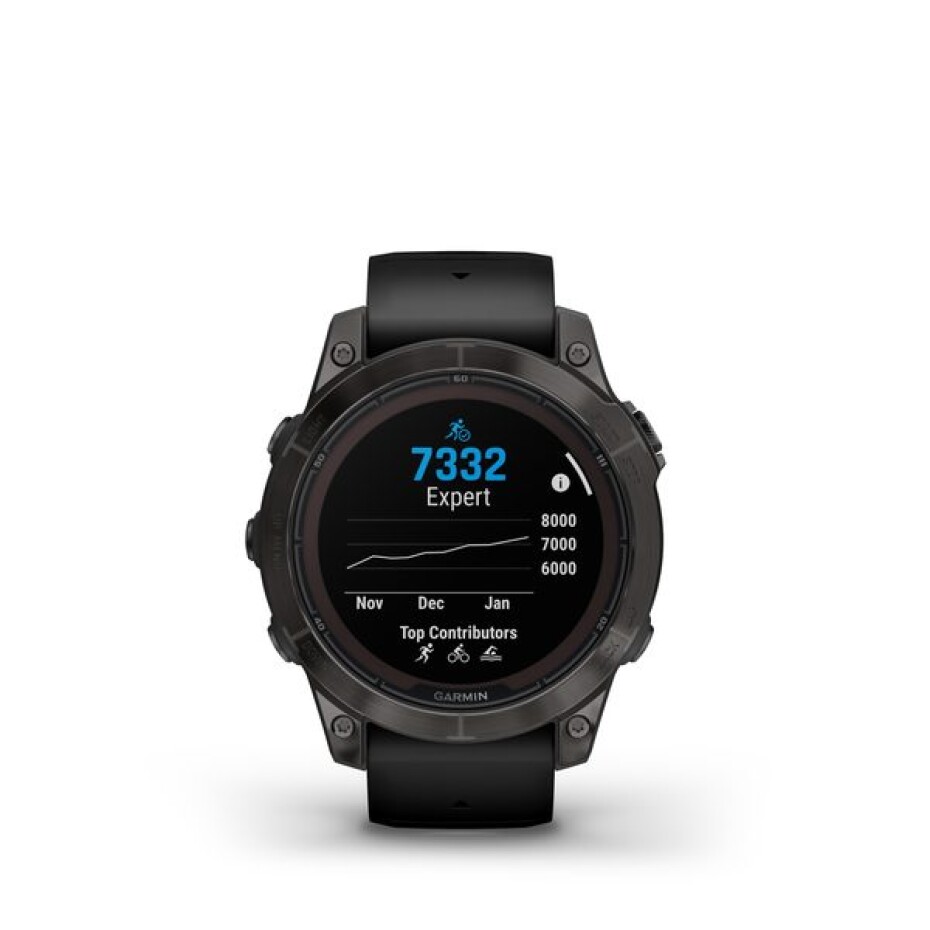 Garmin Fēnix 7 Pro Sapphire Solar Edition Carbon Gray DLC Titanium / Black Band - 010-02777-11 - main (1)