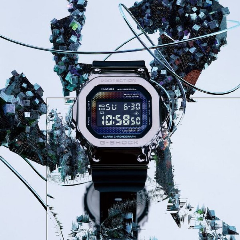 Casio G-Shock GM-5600RW-1ER Rainbow Brick Wall Series - main (4)
