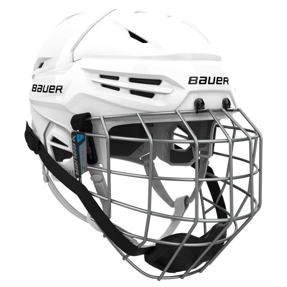 Hokejová helma Bauer RE-AKT 55 Combo White Senior L - main (0)