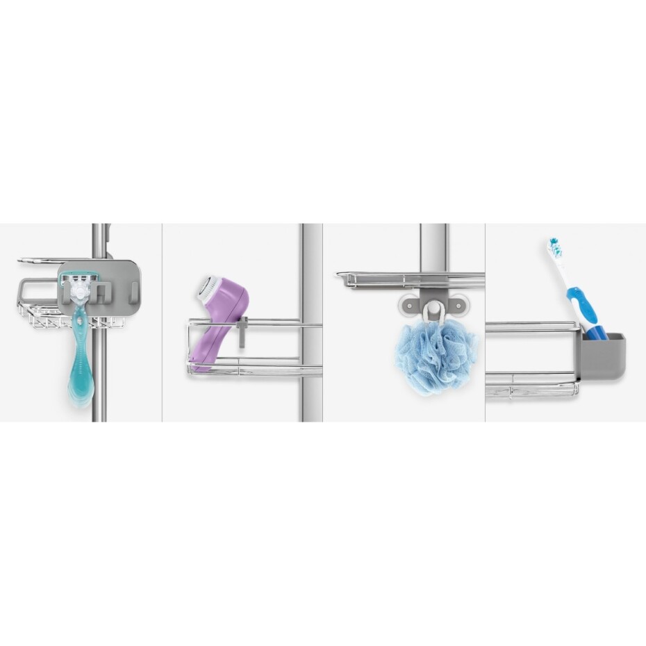 Simplehuman Nastavitelný držák do sprchy Plus - main (9)