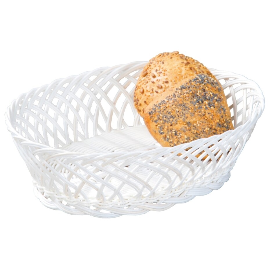 Kesper 19880 Košík na chléb a ovoce, bílá, 23,5 x 8,5 x 31 cm - main (0)