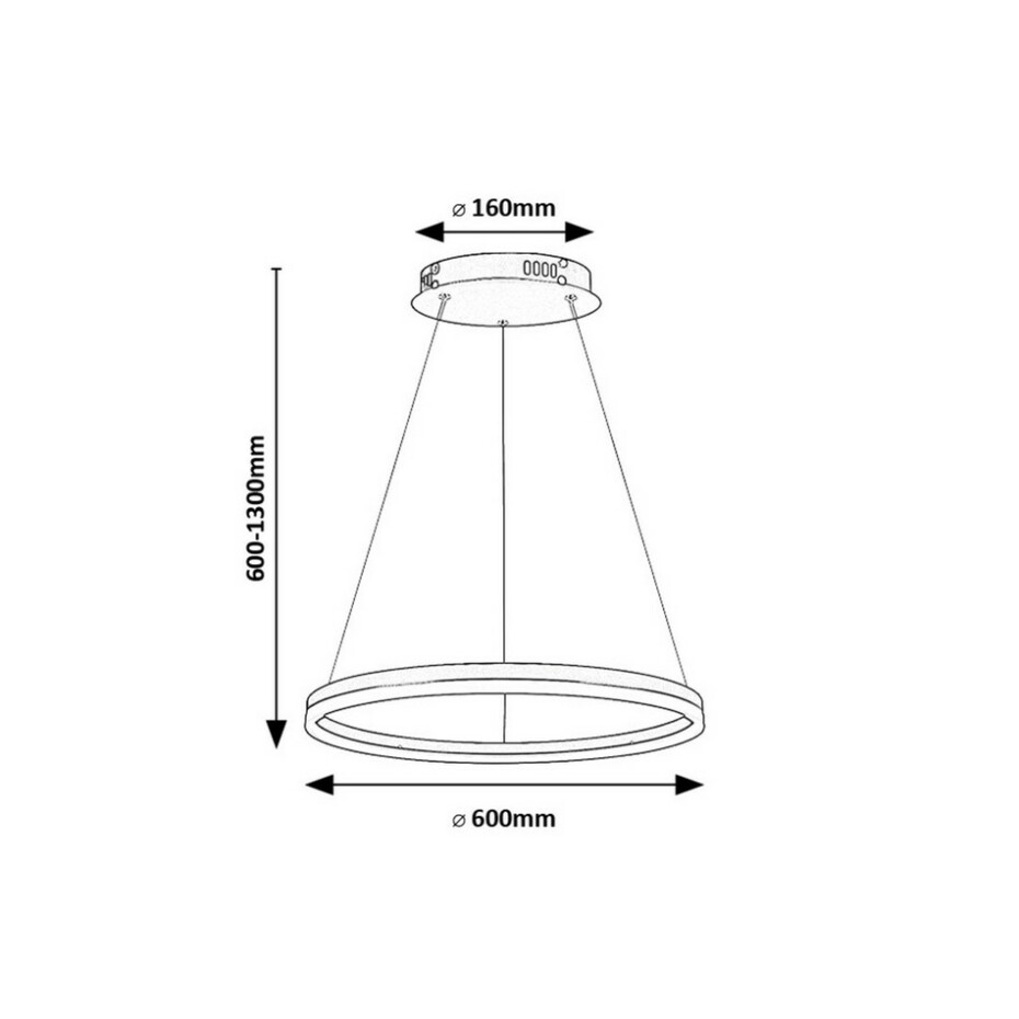 Rabalux 72301 kovový LED lustr Isaure - main (2)