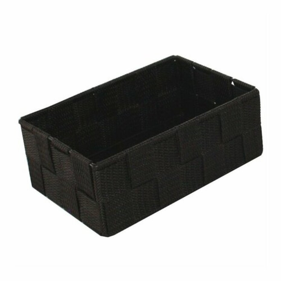 Compactor Úložný organizér do zásuvky Compactor TEX - košík M, 18 x 12 x 7 cm, čokoládový, M - main (0)