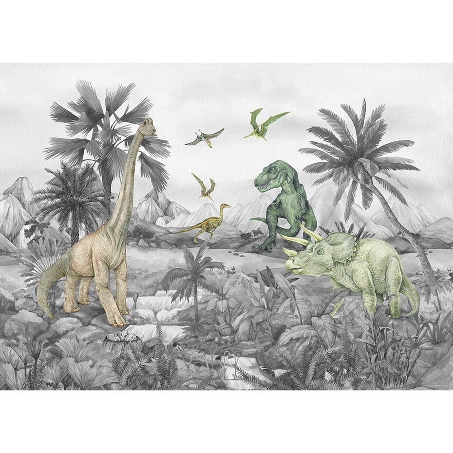 Dětská fototapeta Dino 252 x 182 cm, 4 díly - main (0)