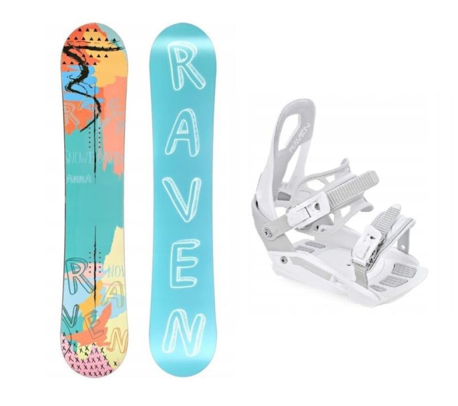 Raven Anna snowboard + Raven S230 White vázání - main (0)