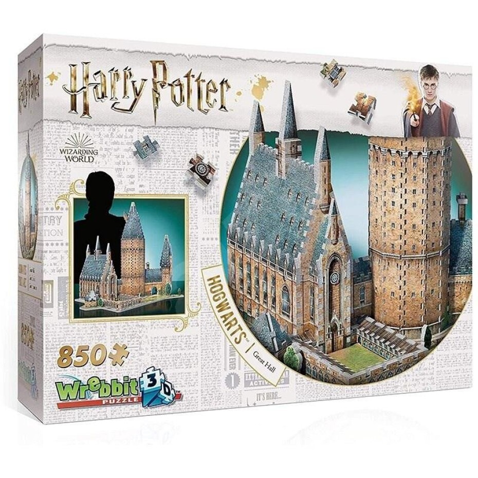 Puzzle 3D Harry Potter: Bradavice, Velká síň 850 dílků - main (0)