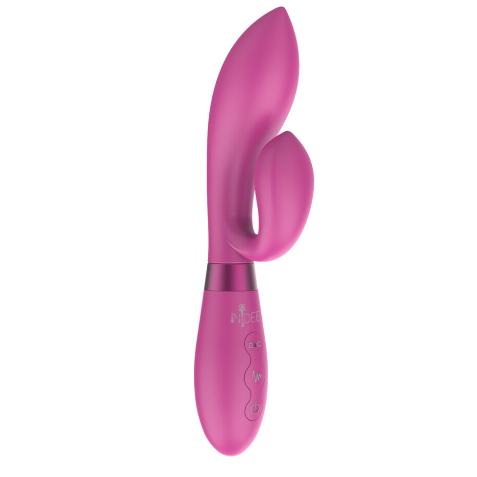 Dobíjecí vibrátor Indeep Juna Magenta, fialová - main (1)