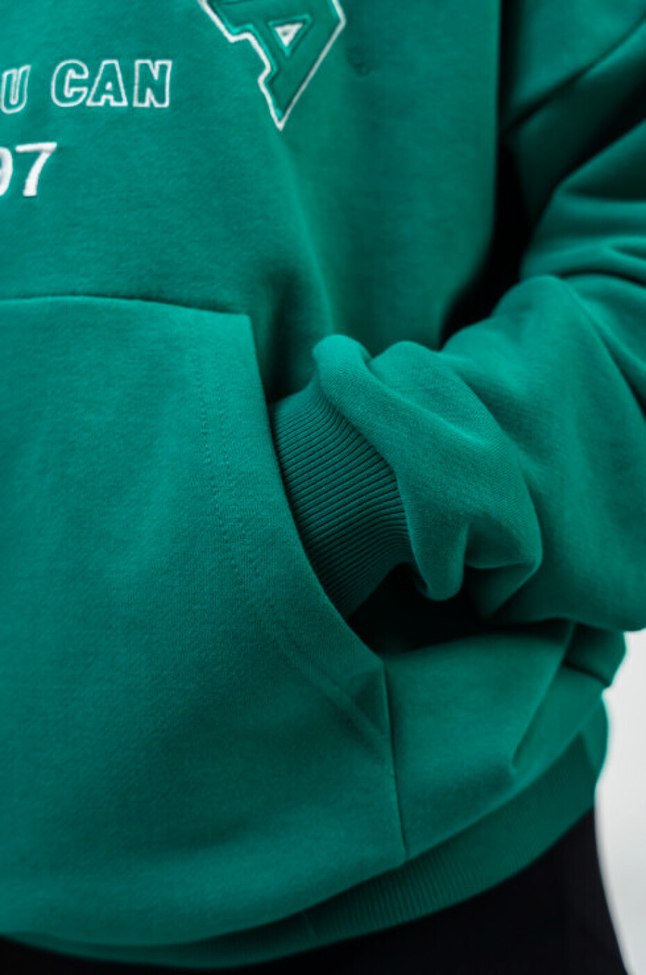 Dámská mikina Nebbia GYM RAT Branded Oversized Hoodie green L - main (1)