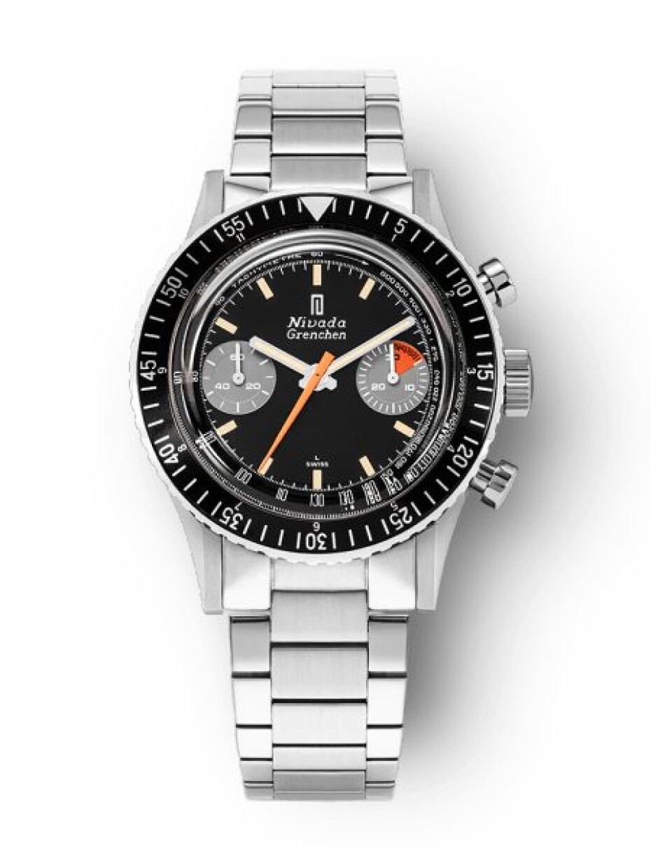 Nivada Grenchen Chronomaster Orange Boy SL Inter. Bezel - Manual - Bracelet Flat Link - main (0)