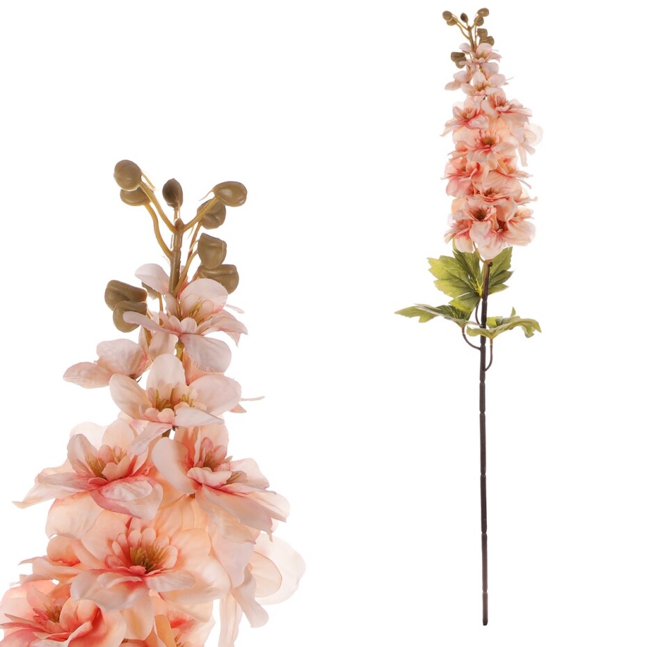 Umělá květina Ostrožka meruňková, 87 cm - main (0)