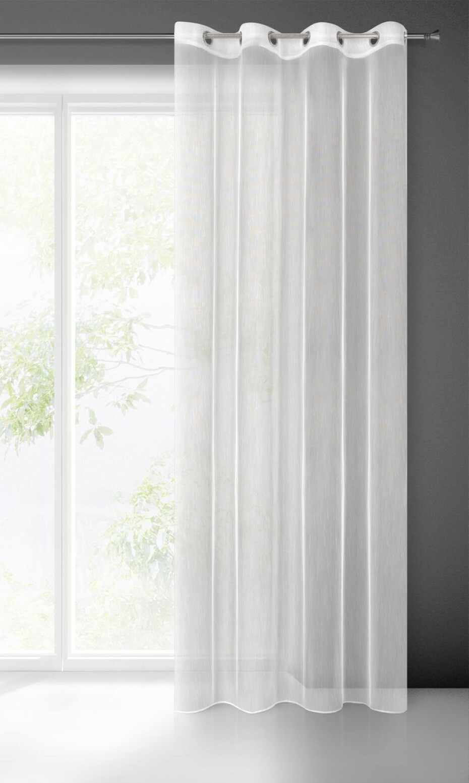 ArtFir Záclona NICEA BK | bílá 140 x 250 cm - main (2)