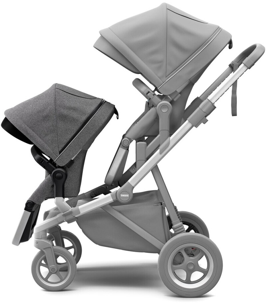 Thule Sleek Sourozenecké sedátko Grey Melange - main (3)