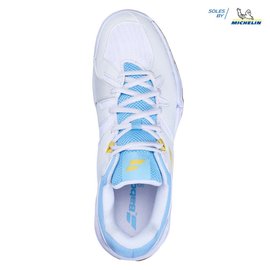 Dámská sálová obuv Babolat  Shadow Spirit Women White/Light Blue  EUR 40,5 - main (2)