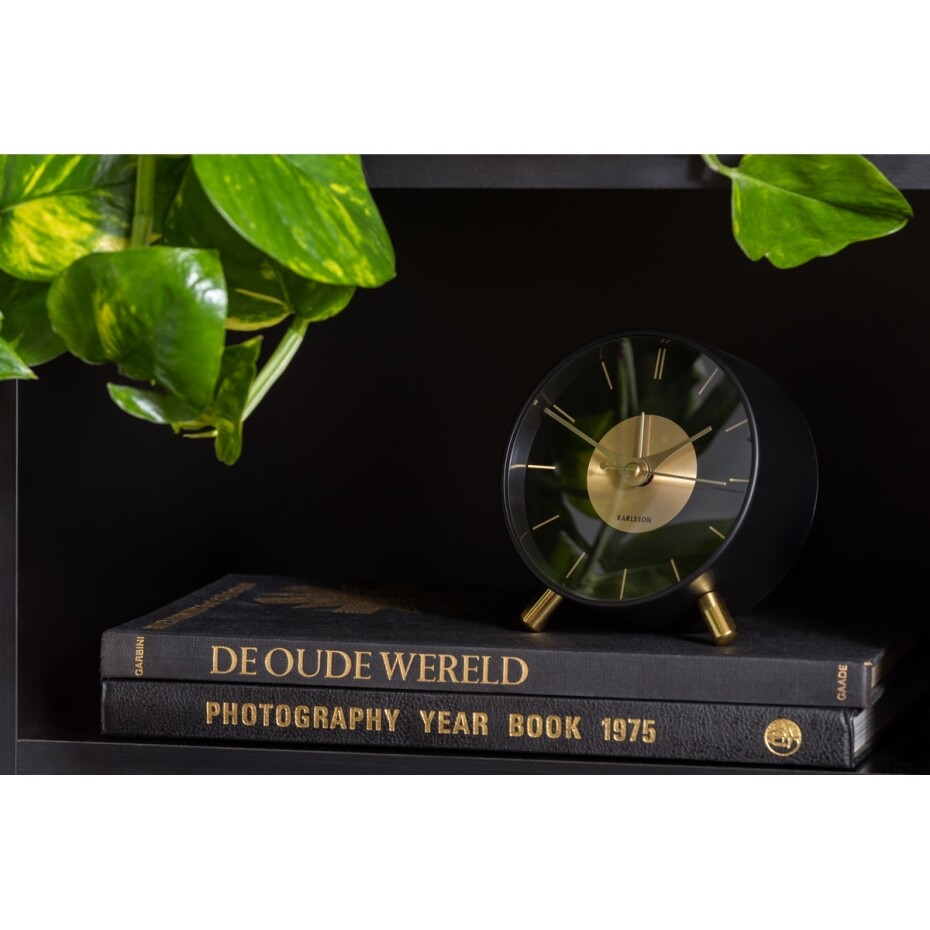 Karlsson 5919BK designový budík 12 cm - main (1)