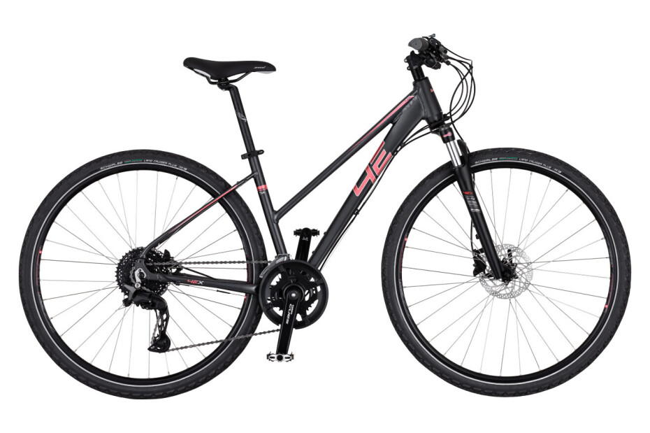 Krosové kolo 4EVER  PULSE DISC black / metal pink L - main (0)