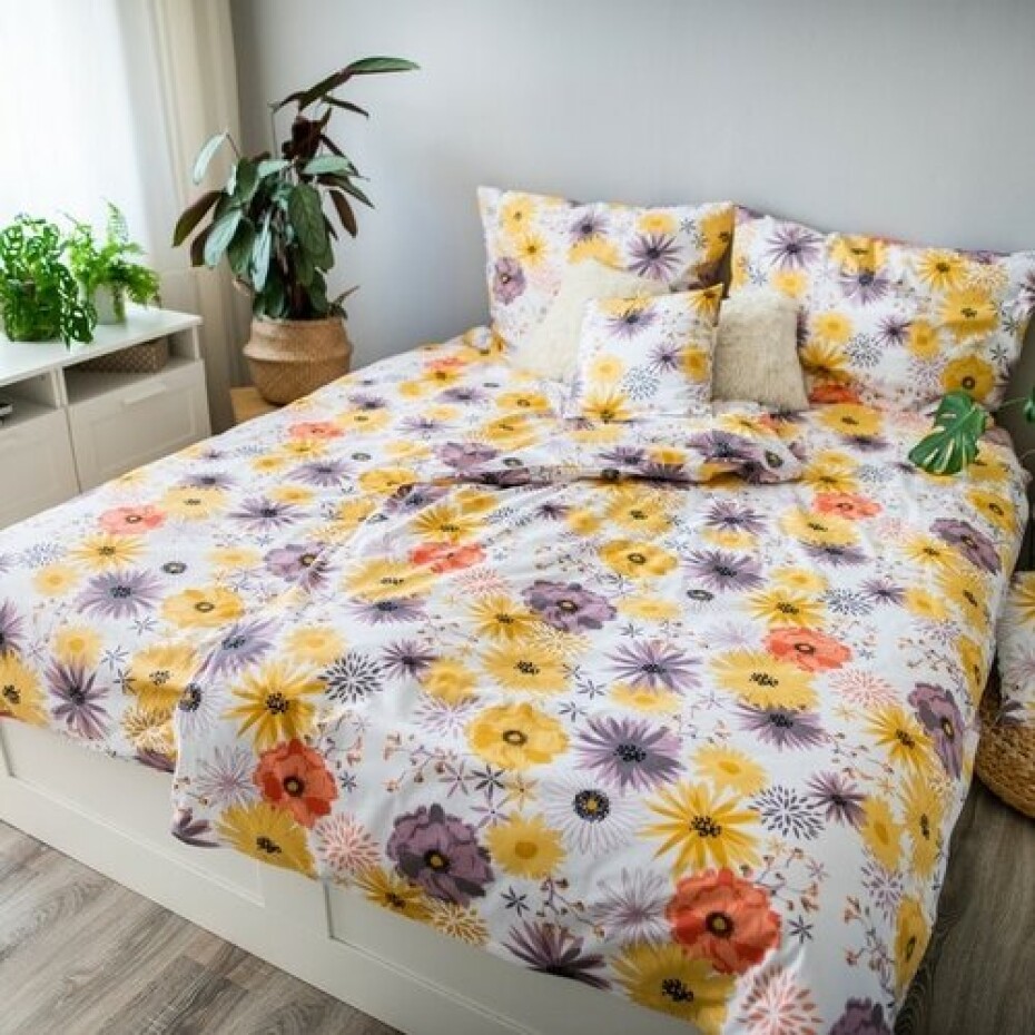 Jahu Bavlněné povlečení Daisy, 140 x 200 cm, 70 x 90 cm, 40 x 40 cm - main (0)
