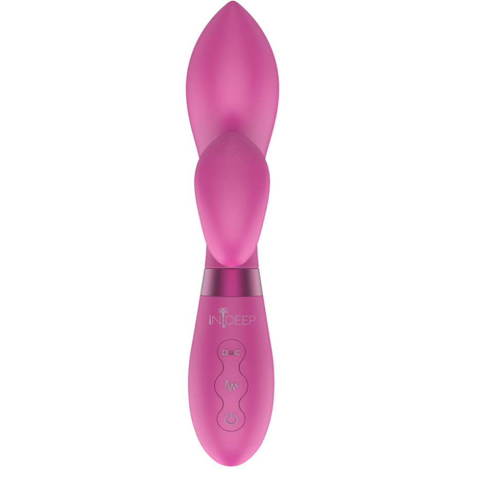 Dobíjecí vibrátor Indeep Juna Magenta, fialová - main (2)