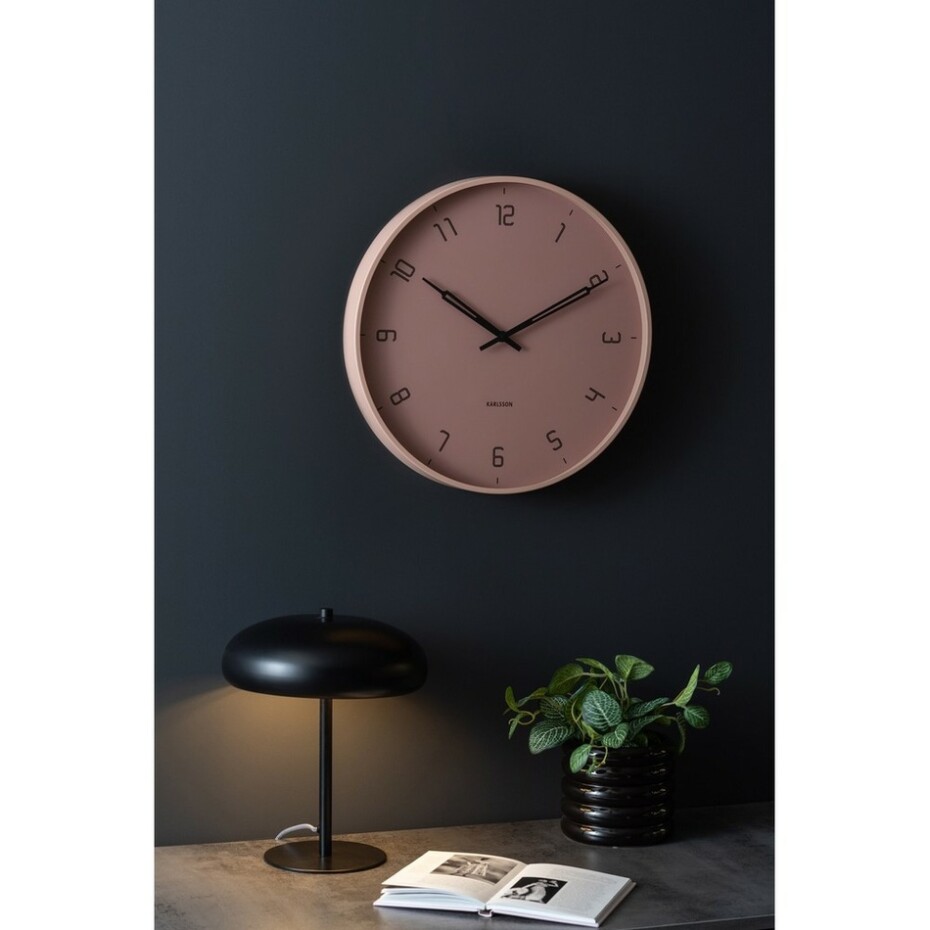Karlsson 5950PI designové nástěnné hodiny 40 cm - main (1)