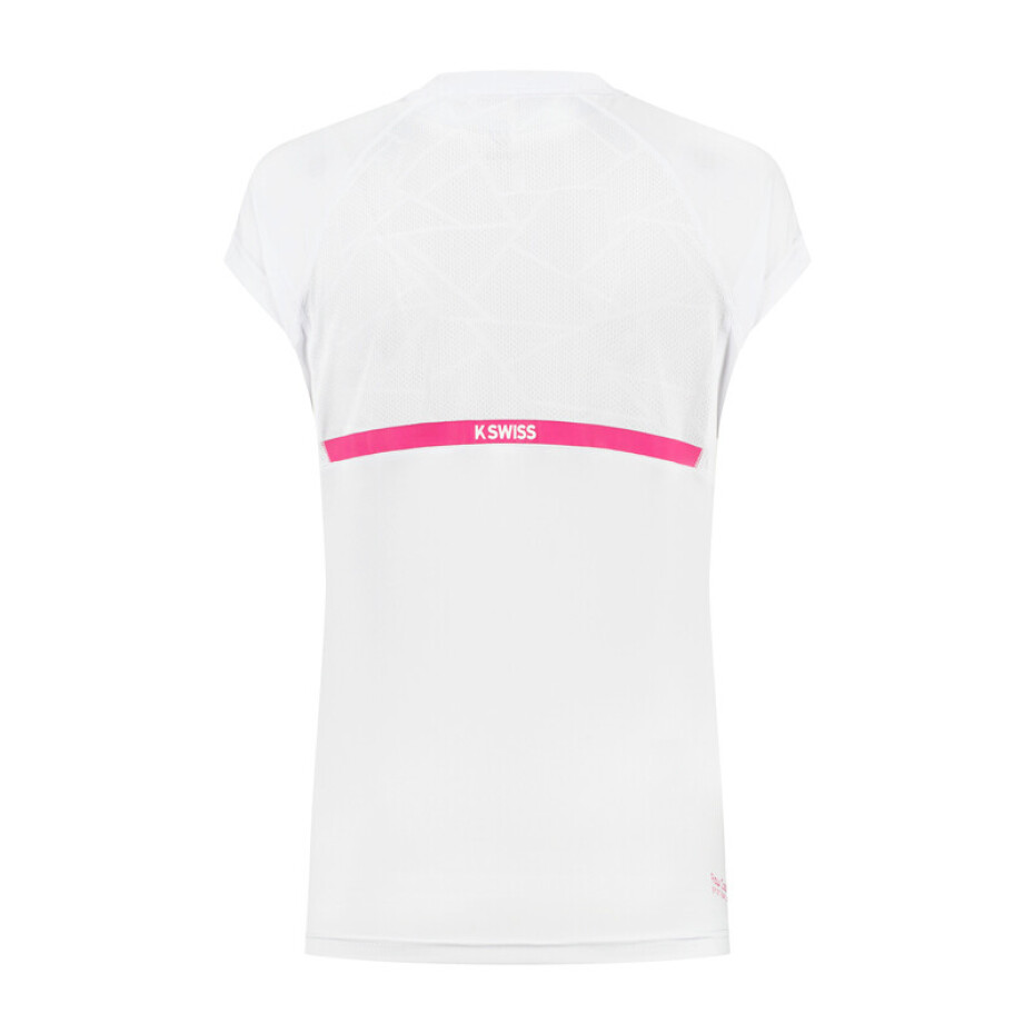 Dámské tričko K-Swiss  Hypercourt Express Tee 2 White M - main (1)