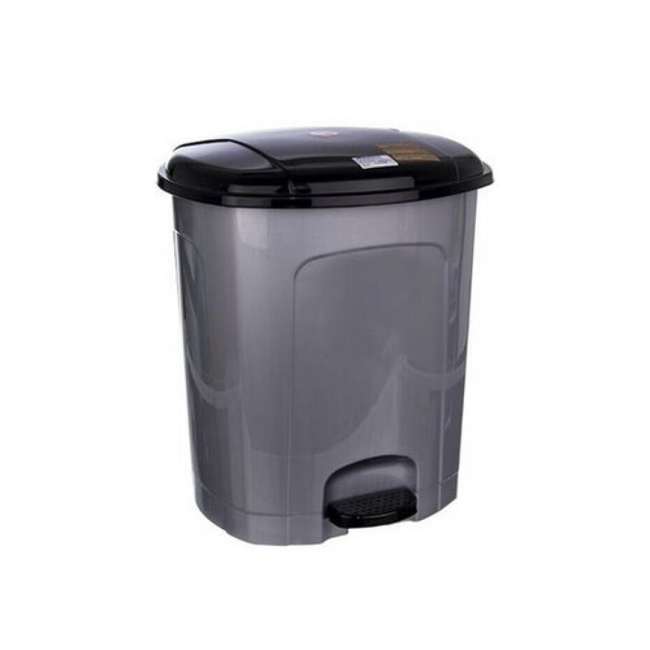 Orion Pedálový odpadkový koš 5,5 l, šedá - main (0)