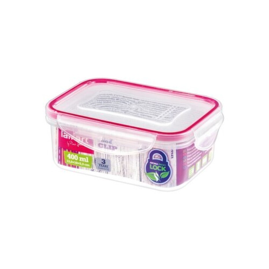 LAMART LT6006 DÓZA OBDELNÍK 400ML CLIP  - main (1)