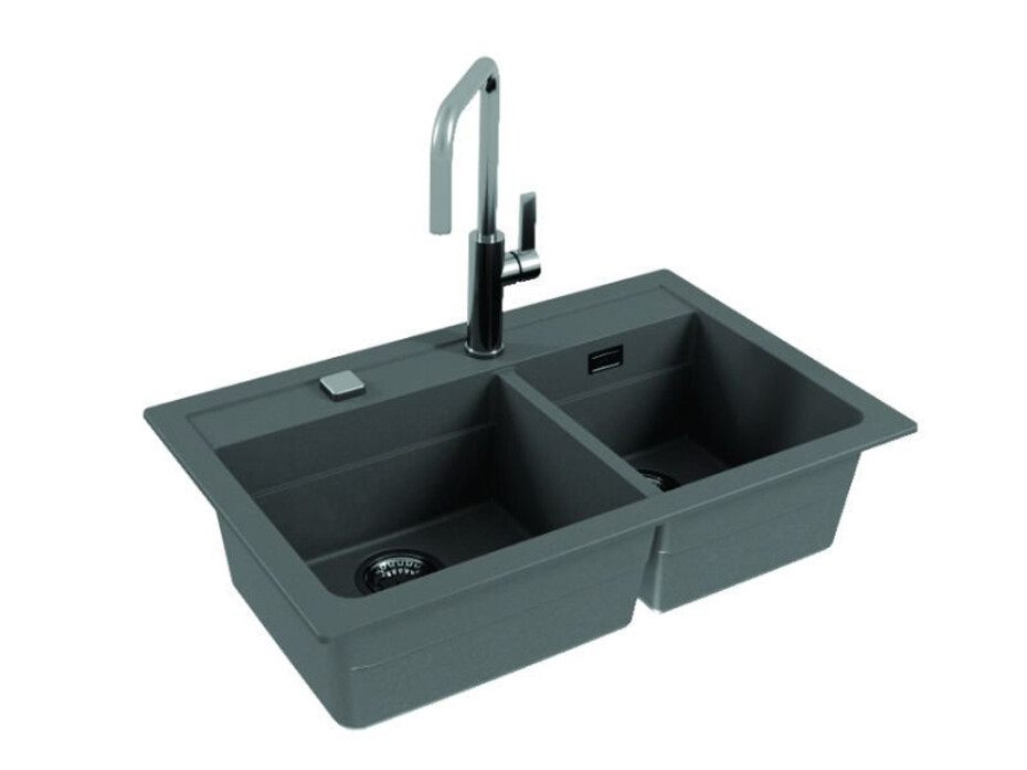 Alveus Granitový dřez ATROX 50 Barva: Beton - main (1)