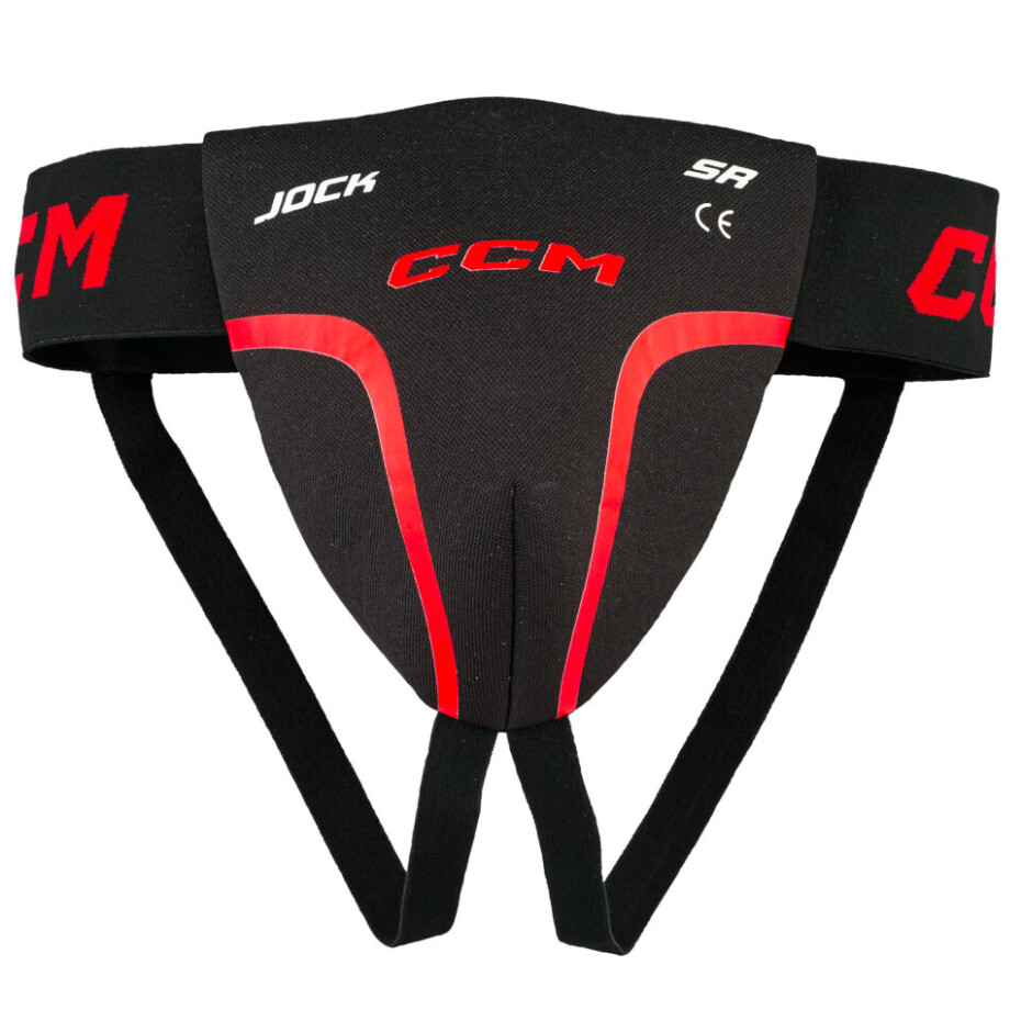 Suspenzor CCM  Jock Black/Red Junior - main (0)