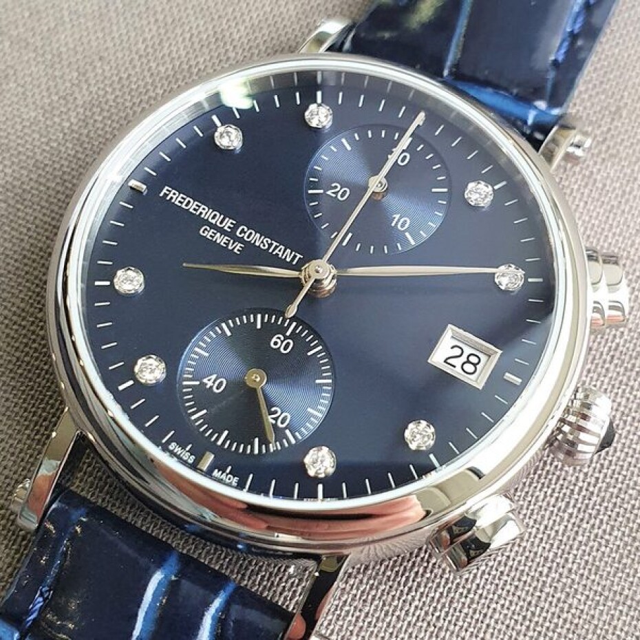 Frederique Constant Classics Chronograph Ladies Quartz FC-291MPND2R6 - main (3)