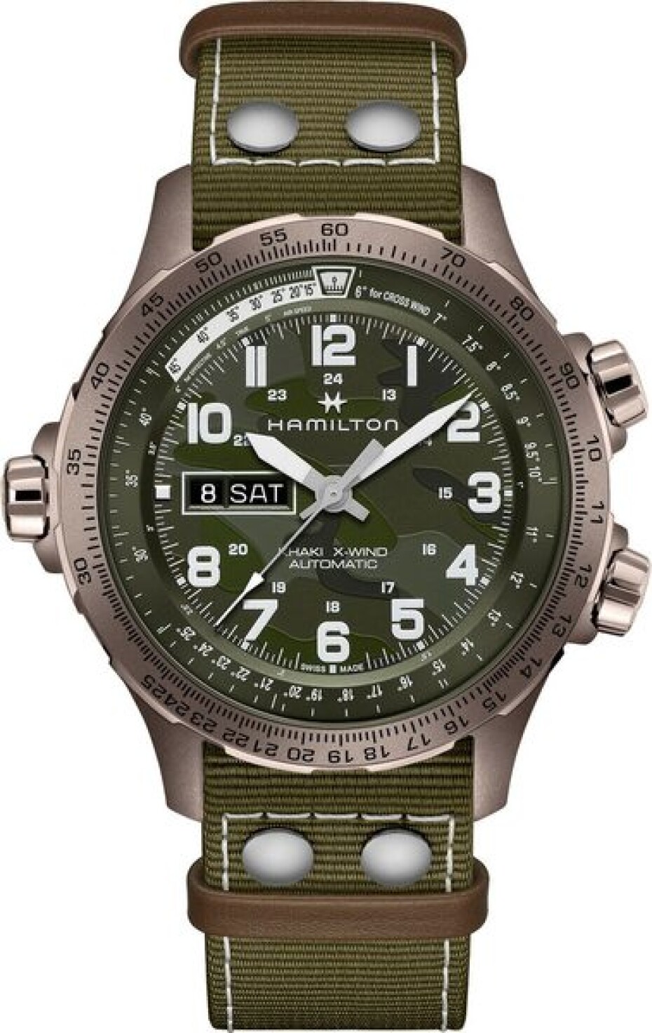 Hamilton Khaki Aviation X-Wind Day Date Auto H77775960 - main (0)
