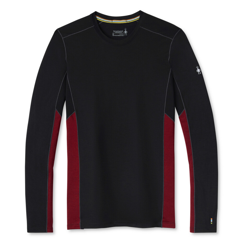 Smartwool MERINO SPORT 150 LONG SLEEVE CREW tbtn red h black - main (0)