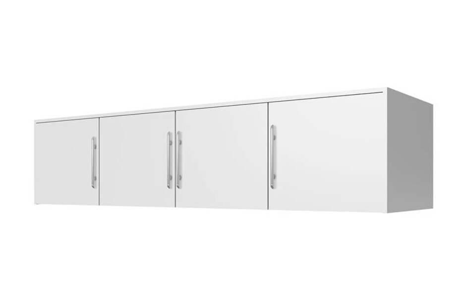 ArtStol Šatní skříň BALI D4 s nástavcem | bílá 196 cm - main (2)