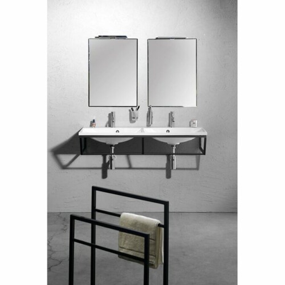 SAPHO Ska311 Ska stojan na ručníky 55 x 79 x 20 cm, bílá mat - main (3)
