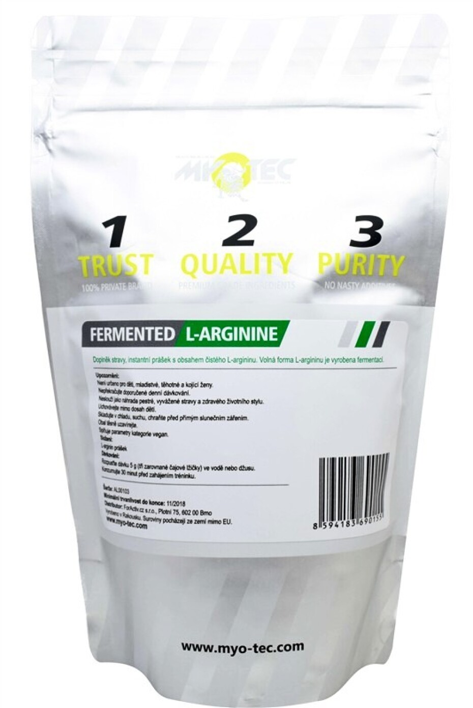 MyoTec Fermented L-Arginine 300 g - main (1)
