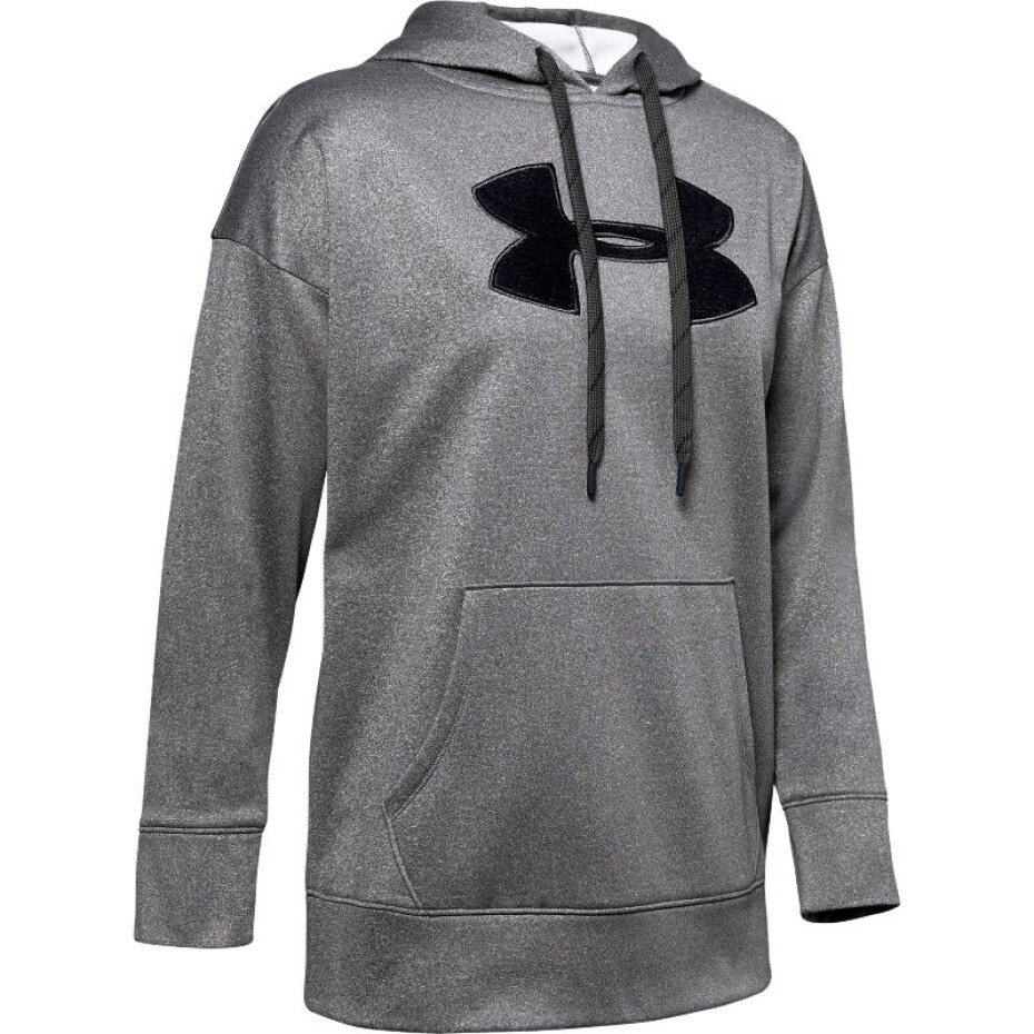 Dámská mikina Under Armour  Synthetic Fleece Chenille Logo PO Hooodie grey XS - main (2)