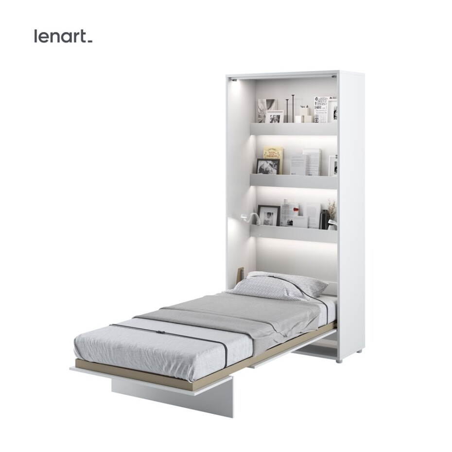 Dig-net nábytek Sklápěcí postel Lenart BED CONCEPT BC-03 | 90 x 200 cm Barva: Šedá - main (1)