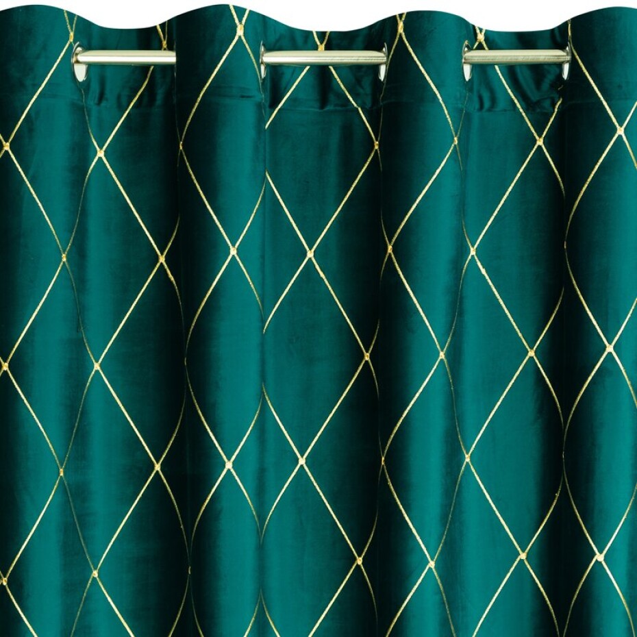 ArtFir Závěs PIERRE CARDIN MARGO K | tyrkysová 140 x 250 cm - main (3)