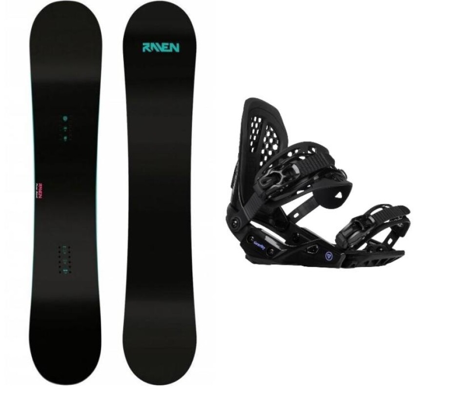 Raven Pure mint dámský snowboard + Gravity G2 Lady black vázání - main (0)