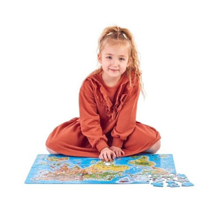 Popular Puzzle Mapa světa, 160 dílků - main (2)
