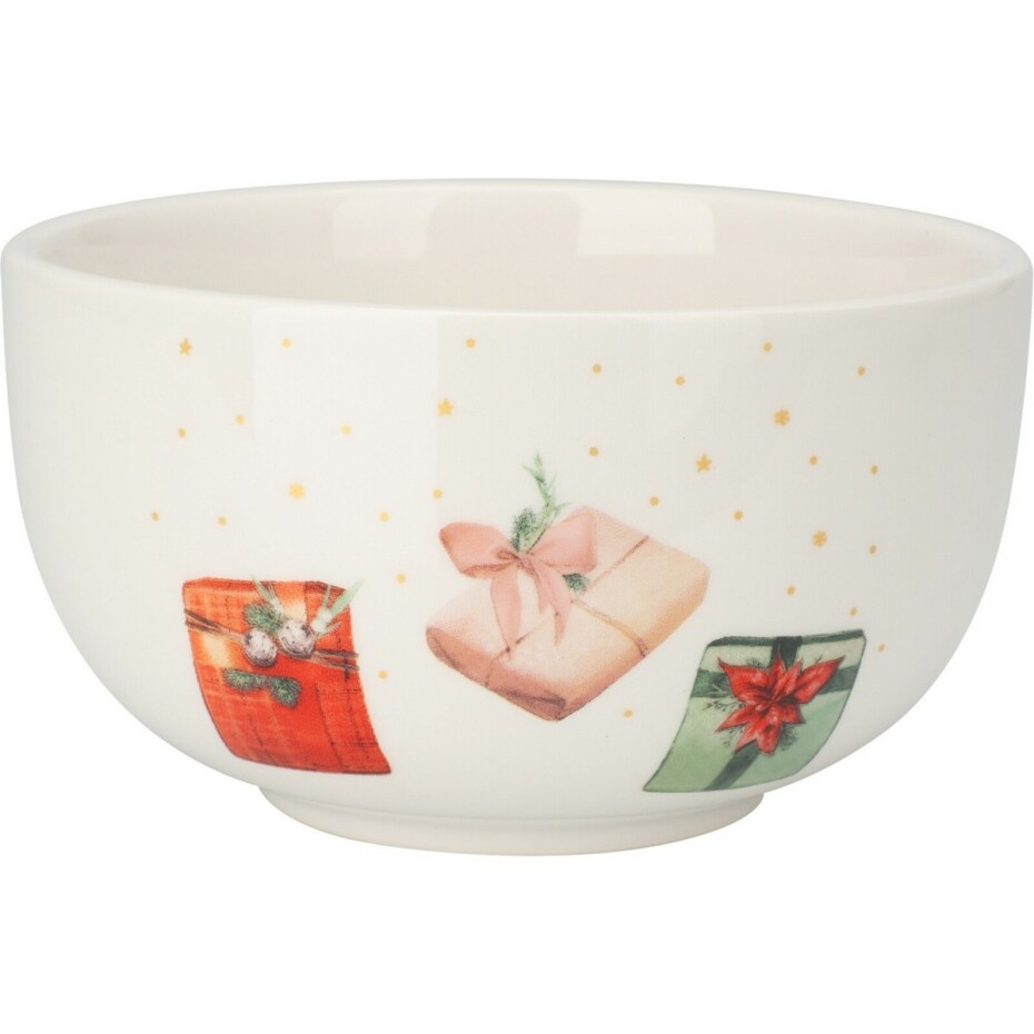 Vánoční porcelánová miska Vánoční dárky, 500 ml - main (0)