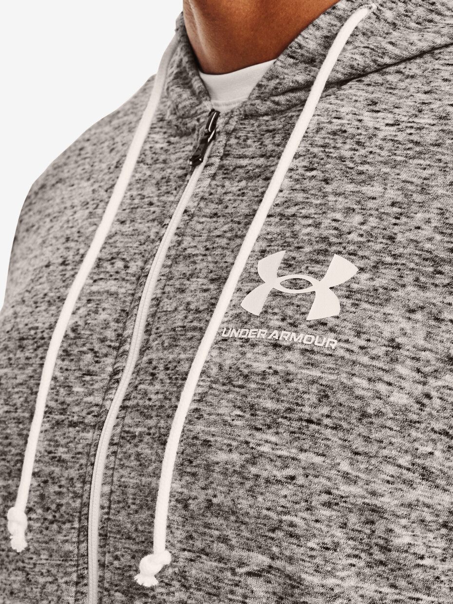 Pánská mikina Under Armour  Rival Terry LC FZ-WHT L - main (2)