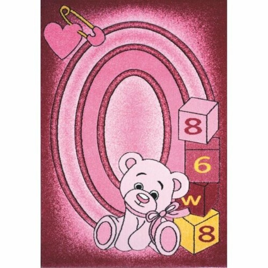 Spoltex Dětský koberec Toys pink C 126, 133 x 195 cm - main (0)