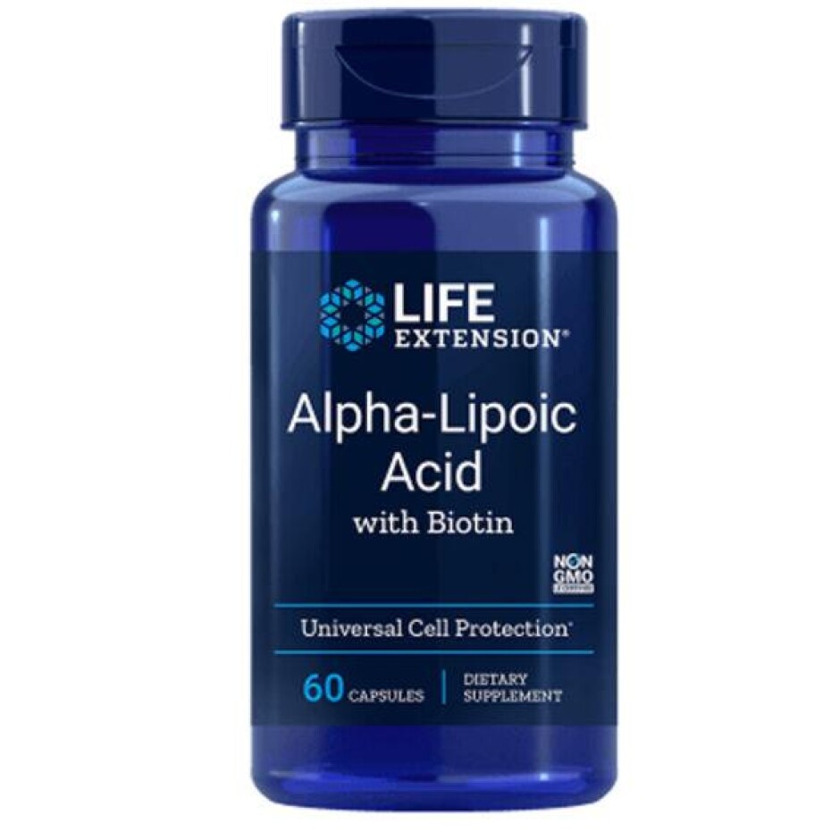 Life Extension Alpha-Lipoic Acid with Biotin 60 kapslí - main (0)