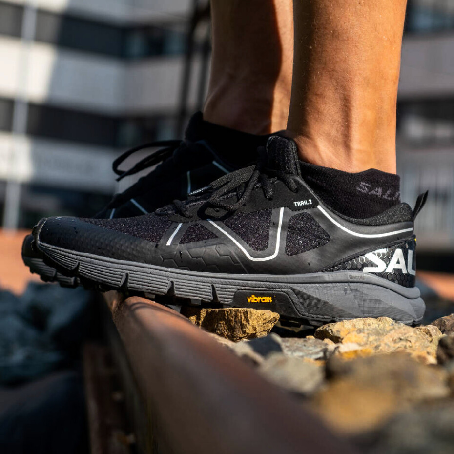Pánská běžecká obuv Salming Recoil Trail 2 Black/Grey  UK 6,5 - main (7)