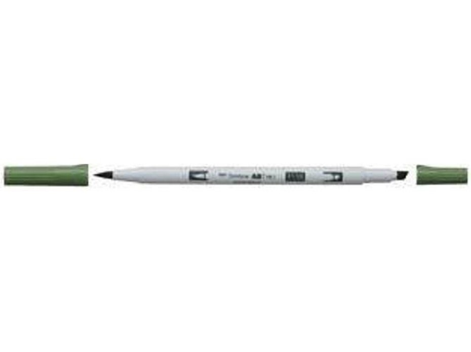 Tombow Oboustranný štětcový lihový fix ABT PRO - dark olive - main (0)